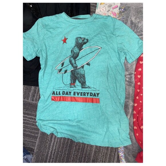 Girls Size 10-12 Clothing Bundle – 7-Piece Lot Tops Pants Shorts Romper – Hearts - Picture 7 of 12